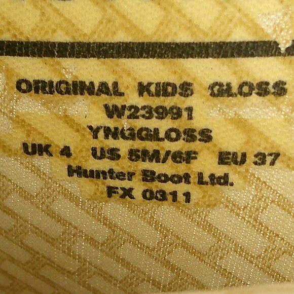 Hunter Purple Rain Tall Rubber Waterproof Puddle Stomping Rain Boots Size 5 M - Picture 7 of 10